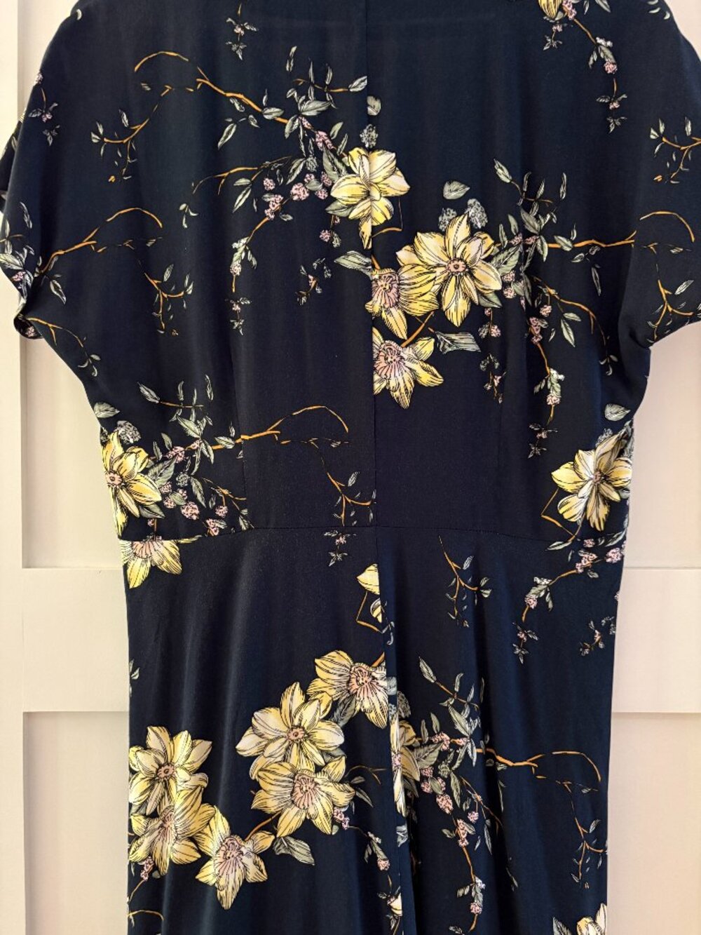 b. young - Floral dress - Navy - Size 40 - Picture 5 of 7